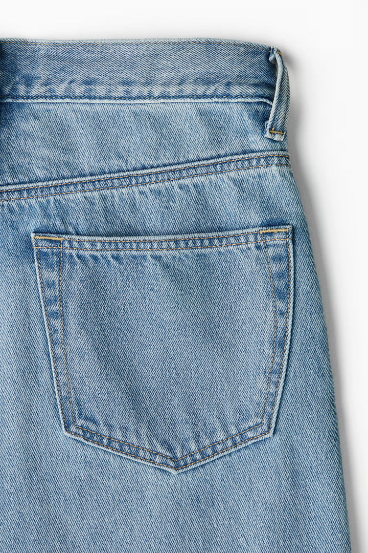 H&M Loose Straight High Jeans