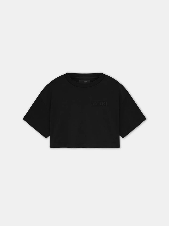 AMIRI WOMEN'S AMIRI EMBROIDERED CROPPED TEE