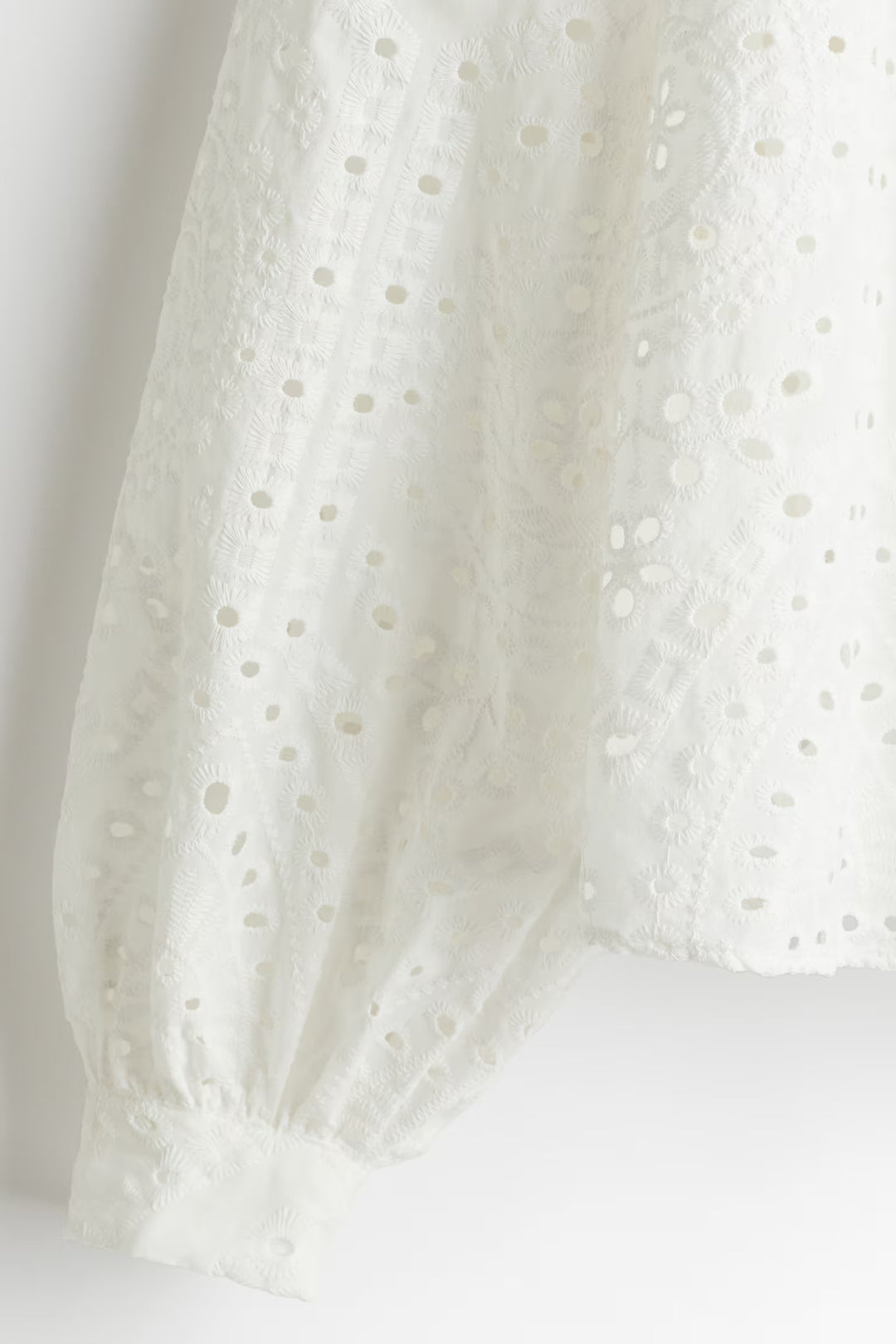H&M Blouse with Eyelet Embroidery