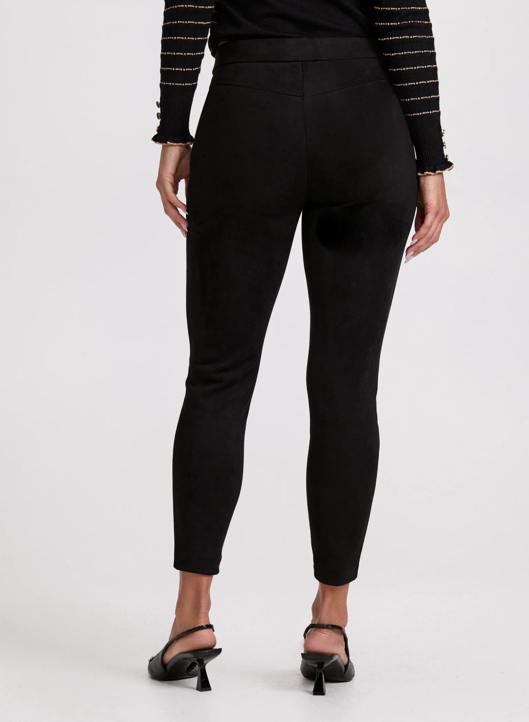 LAURA Faux-Suede Chloe Leggings