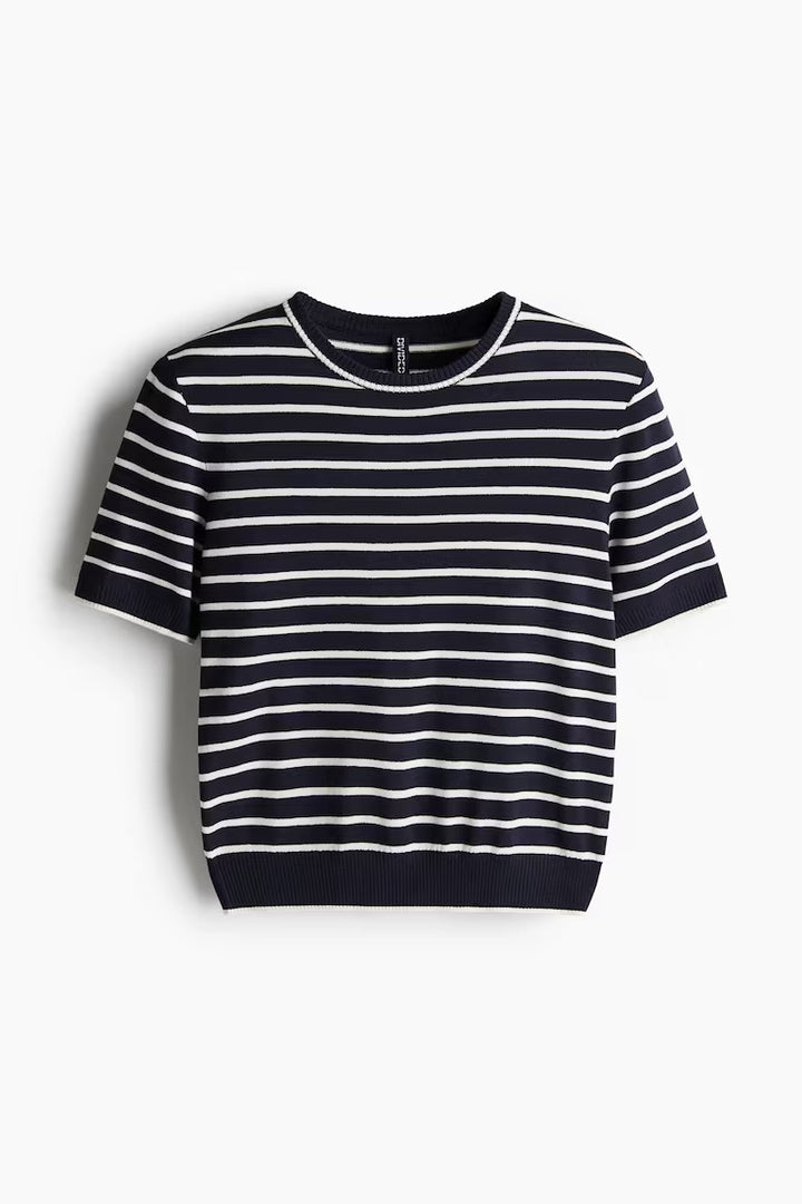 H&M  Fine-Knit T-Shirt