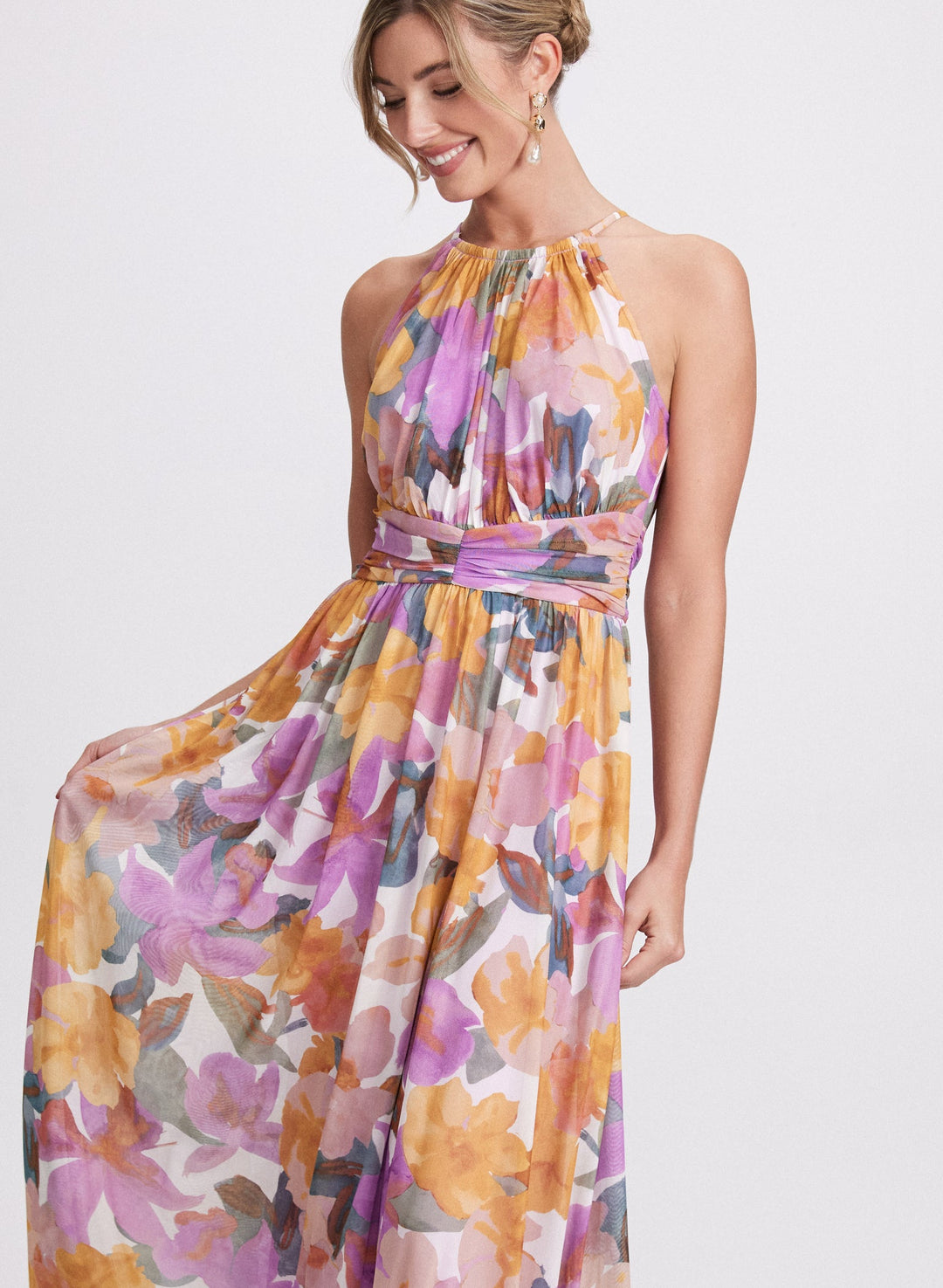 LAURA Floral Maxi Dress