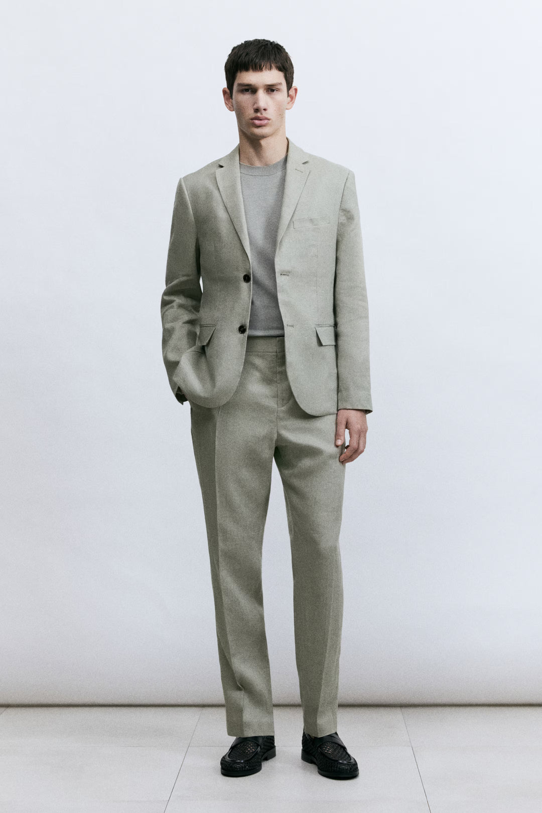 H&M Slim-Fit Linen Jacket