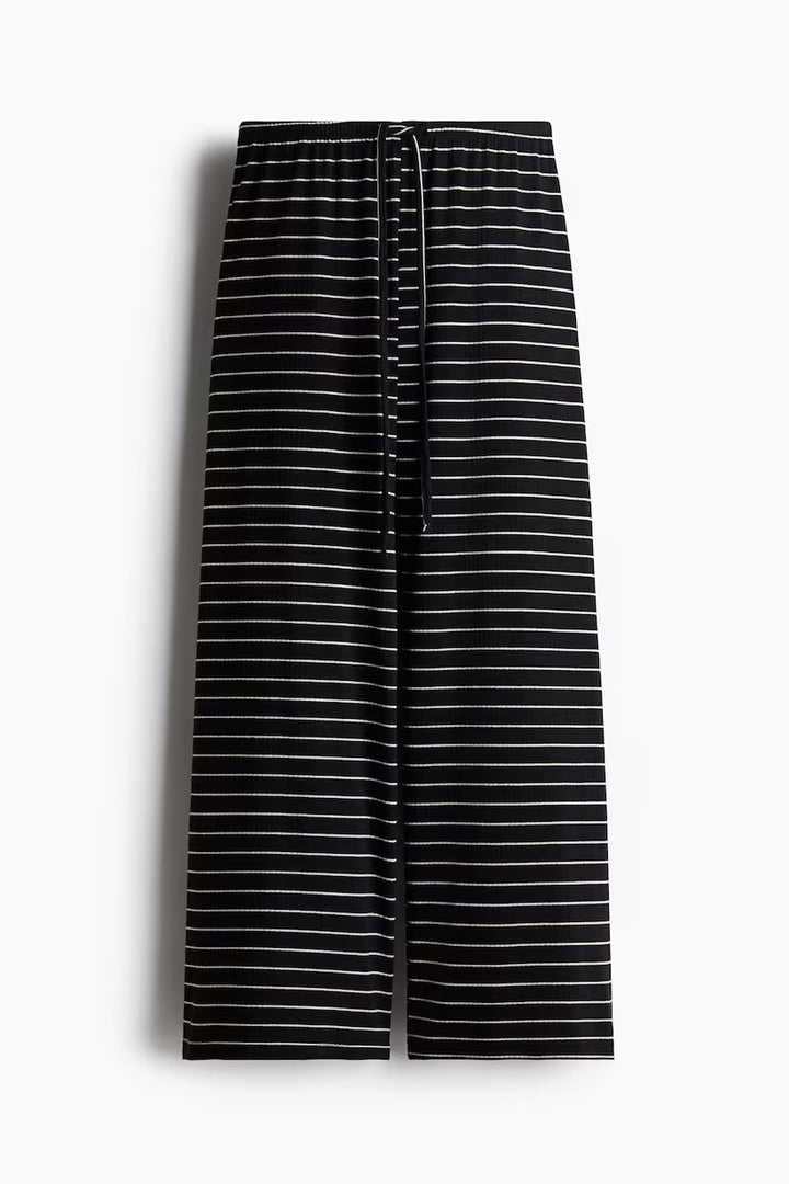 H&M Wide-leg Jersey Pants