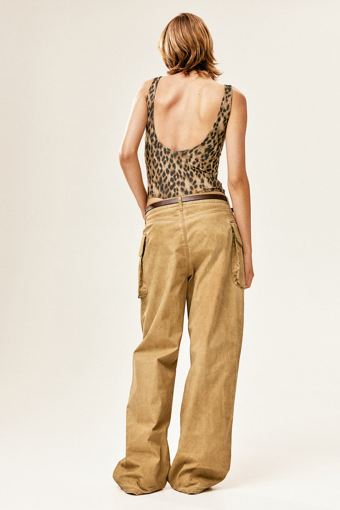 H&M Wide-leg Cargo Pants