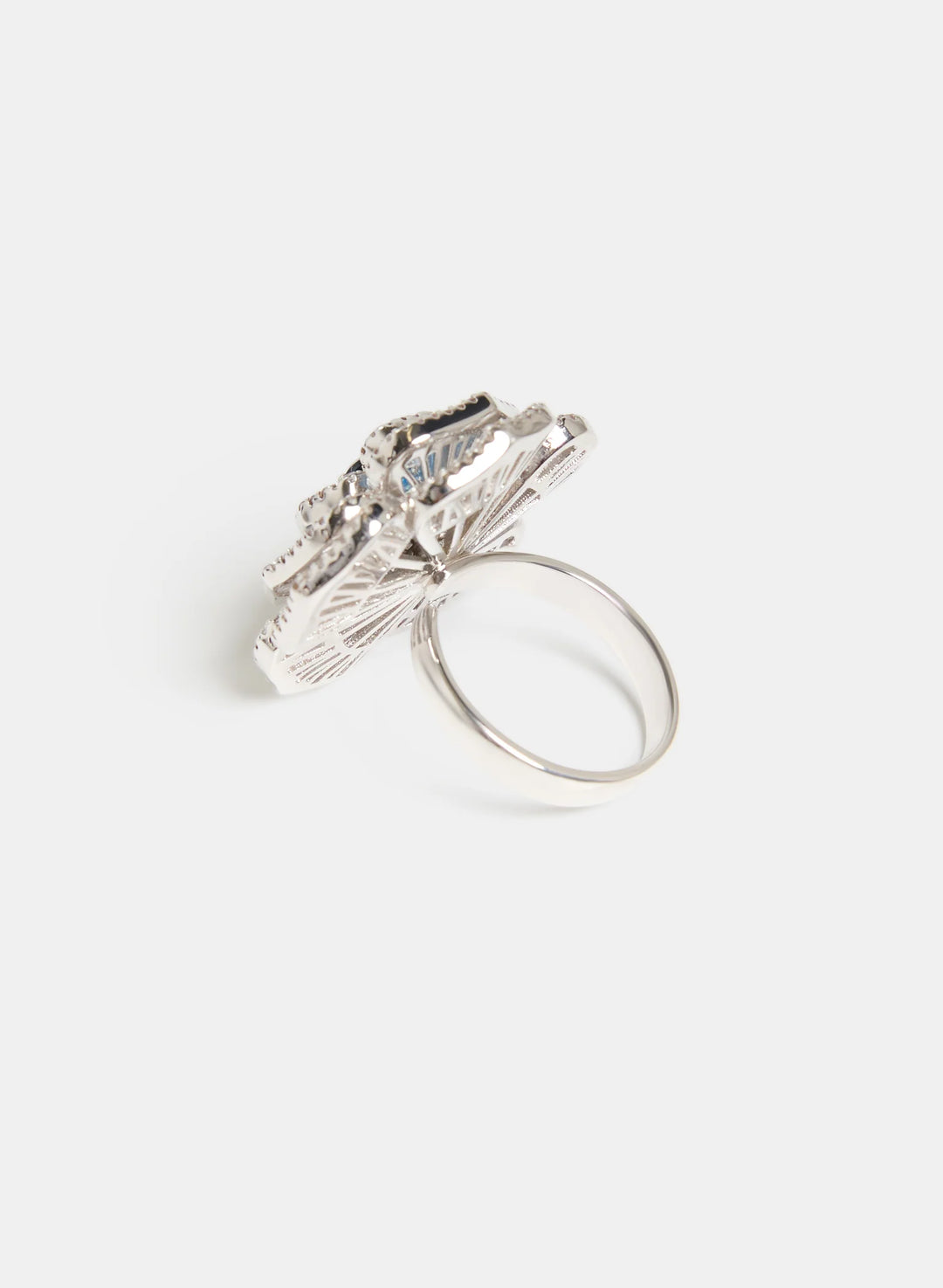 Laura Crystal Flower Ring