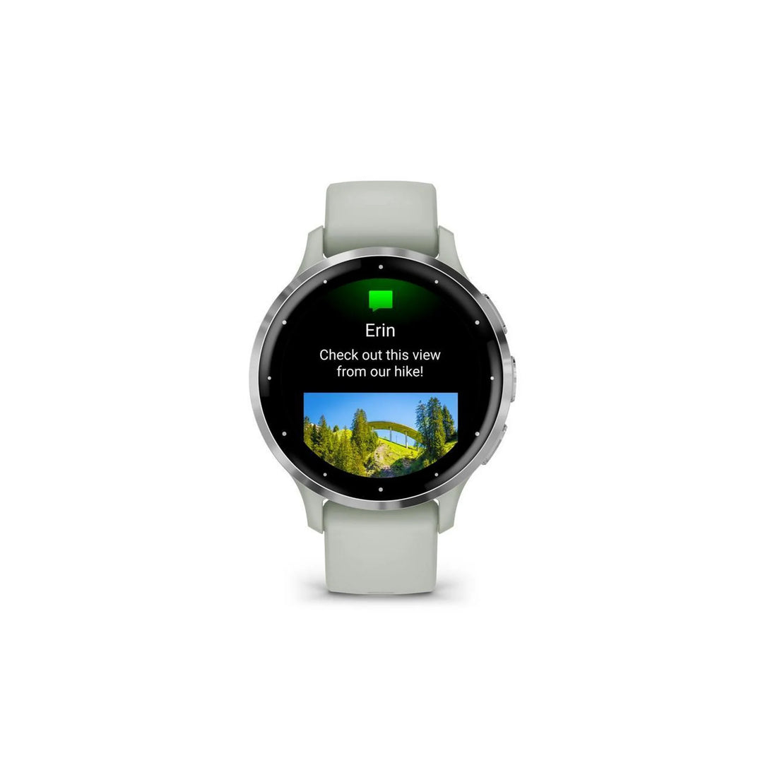 Garmin Venu® 3S, GPS Smartwatch, AMOLED Display, Advanced Health and Fitness Features, Up To 10 Days Of Battery, Sage Gray