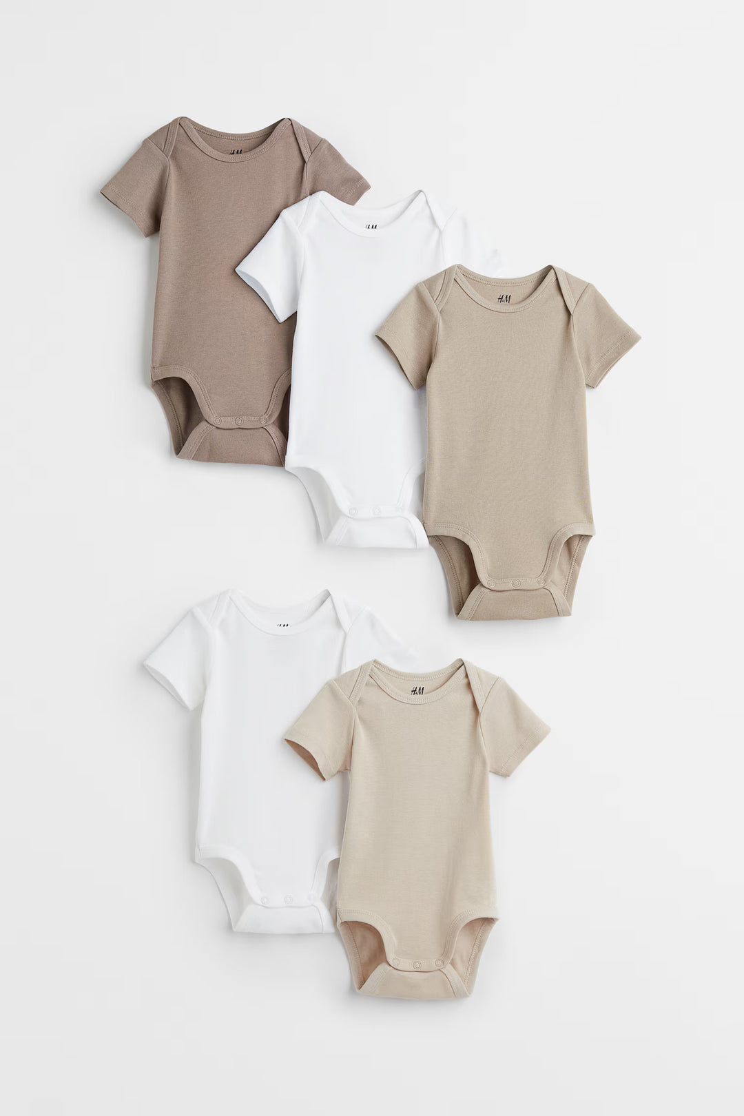 H&M 5-pack Cotton Bodysuits