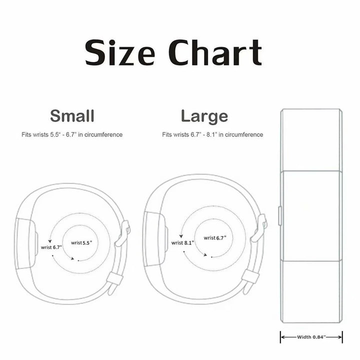 POY Fitbit Charge 2 Bands Adjustable Replacement Small Wristbands Band for Fitbit Charge 2 (Small, Gray)