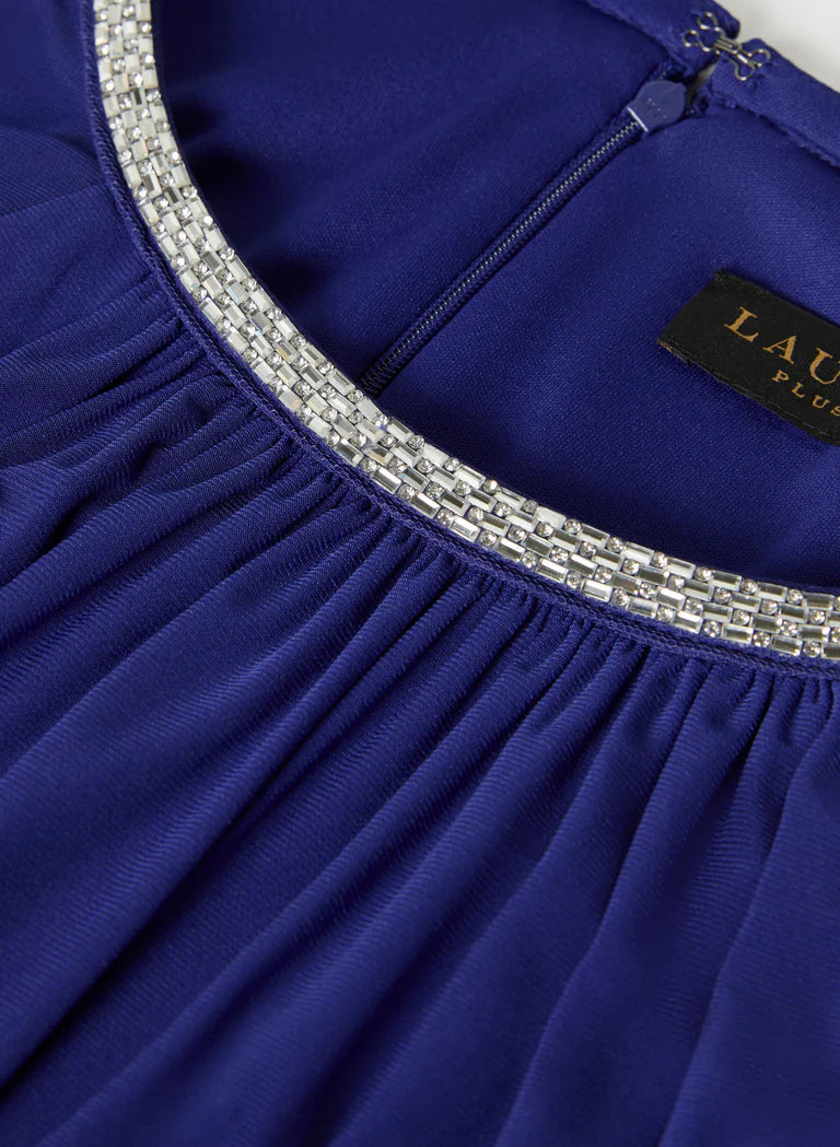LAURA Jersey Dress & Chiffon Cape