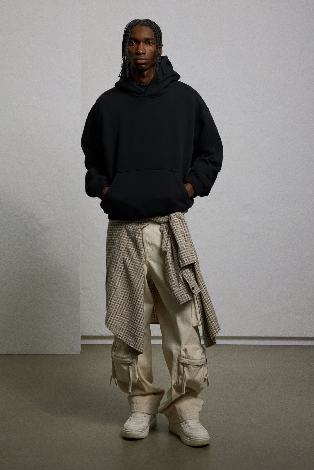 H&M Loose Fit Printed Hoodie