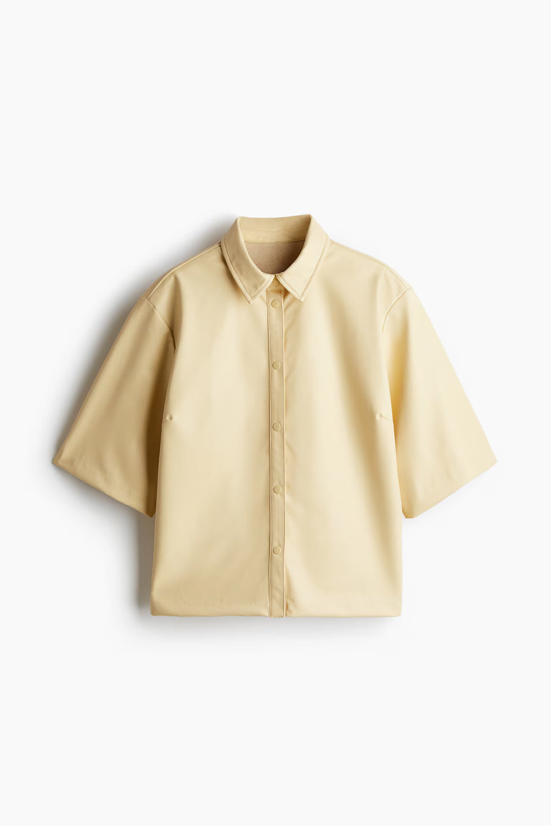 H&M Short-Sleeved Coated Shirt
