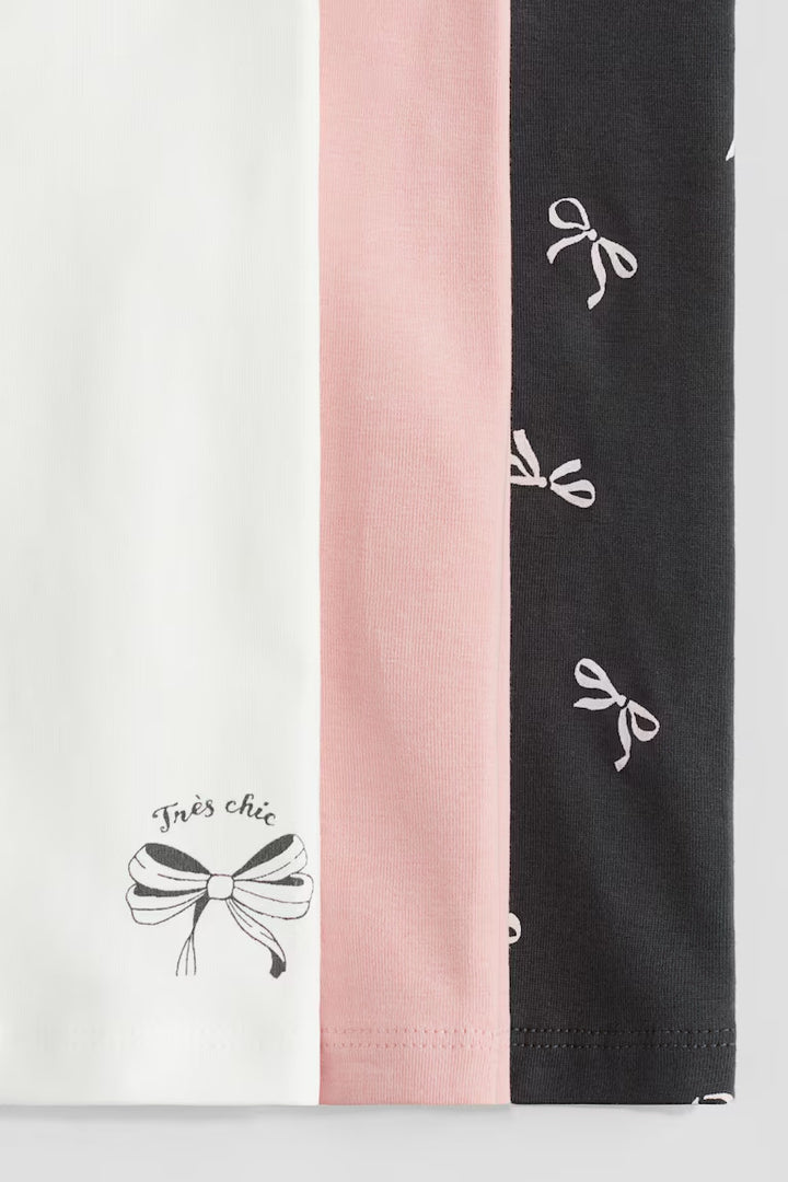 H&M 3-pack Cotton Jersey Leggings