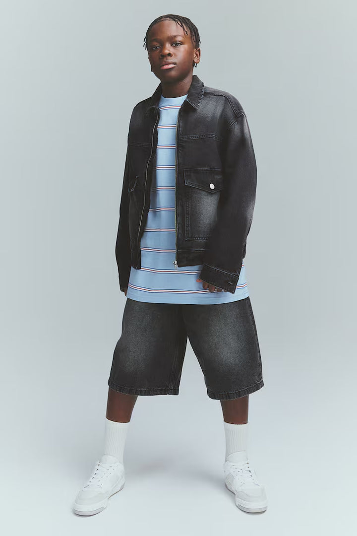 H&M Denim Jacket with Zipper