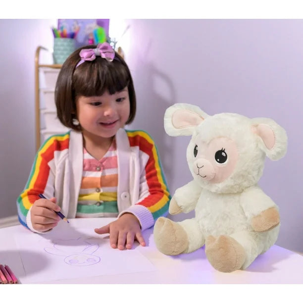 Lullabrites Musical Light Up Plush - Lamb, Plays 3 Lullaby Favorites