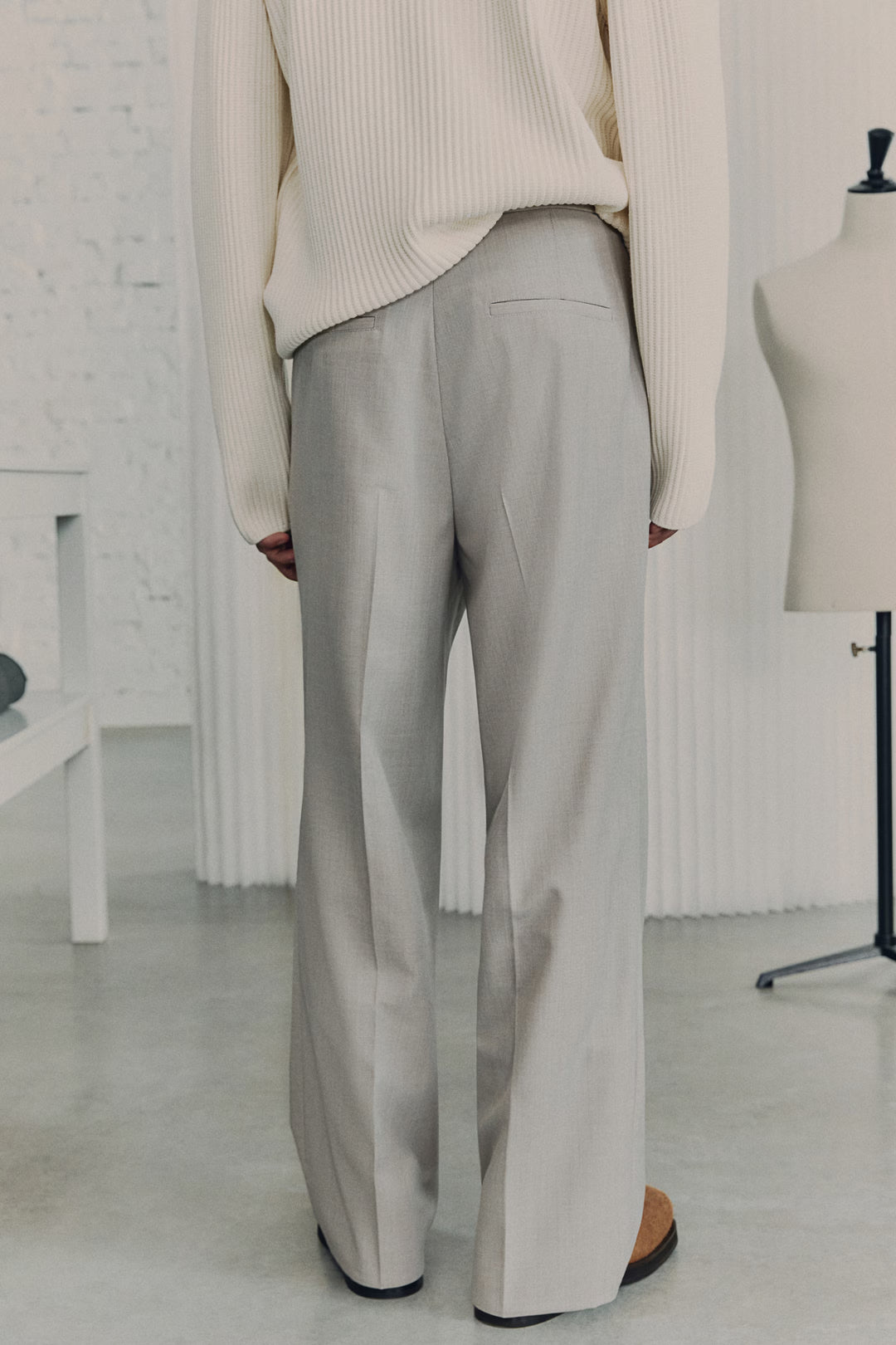 H&M Wool-Blend Suit Pants