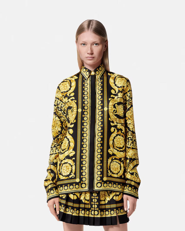 Versace BAROCCO SILK SHIRT