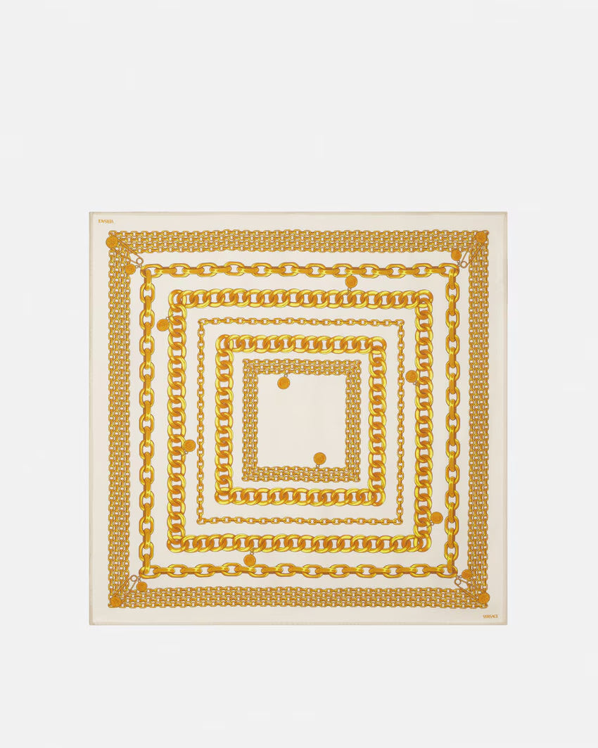 Versace Treasure Large Silk Foulard 35.4"