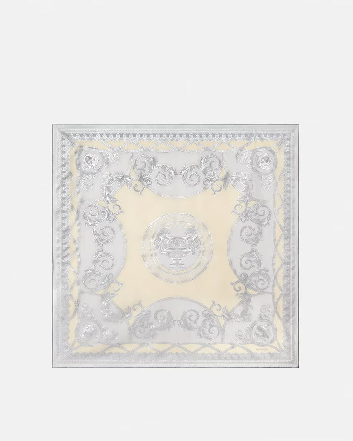 VERSACE La Coupe Des Dieux Silk Foulard 35.4"