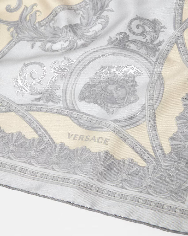 VERSACE La Coupe Des Dieux Silk Foulard 35.4"