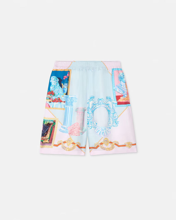 Versace Gallery Silk Shorts