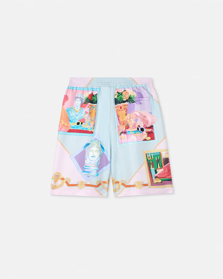 Versace Gallery Silk Shorts