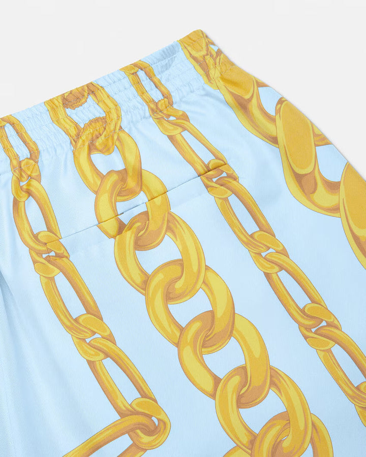 VERSACE Medusa Chains Silk Shorts