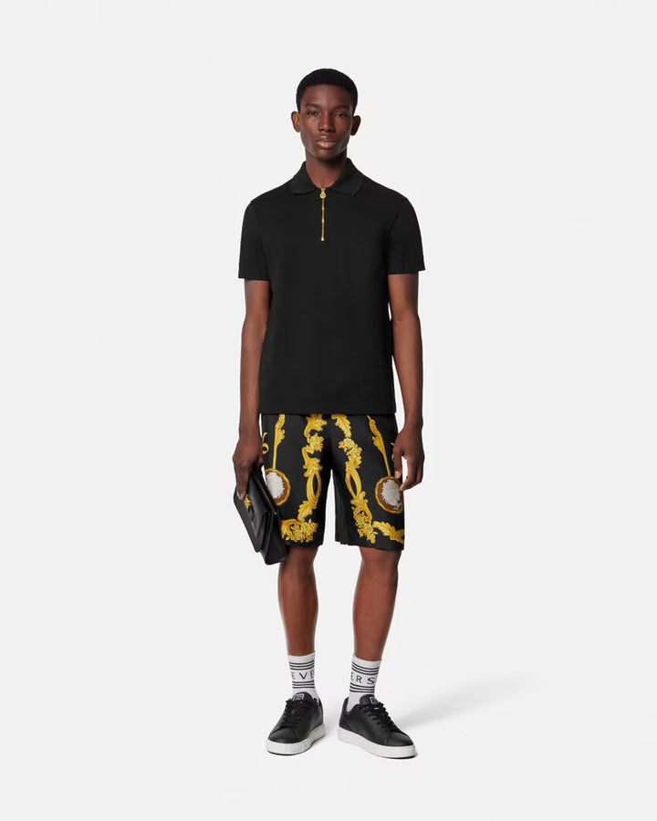 VERSACE Cameo Silk Shorts