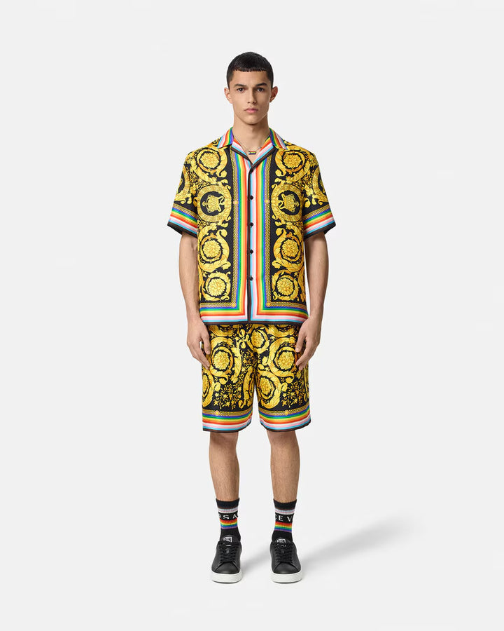 Versace PRIDE BAROCCO SILK SHIRT