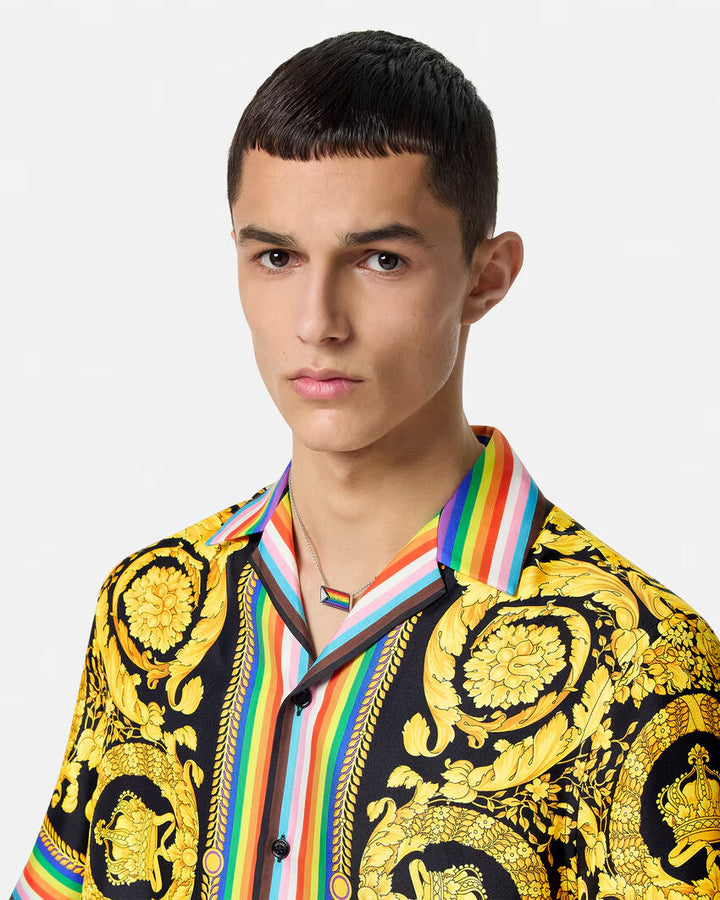 Versace PRIDE BAROCCO SILK SHIRT