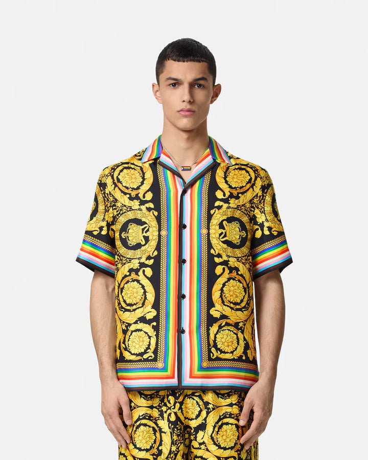 Versace PRIDE BAROCCO SILK SHIRT