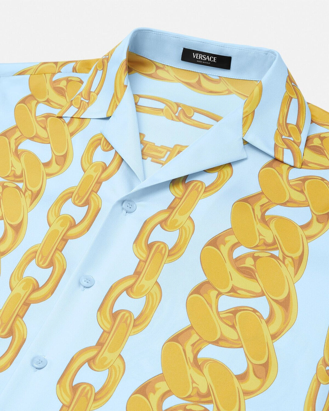 Versace MEDUSA CHAINS SILK SHIRT