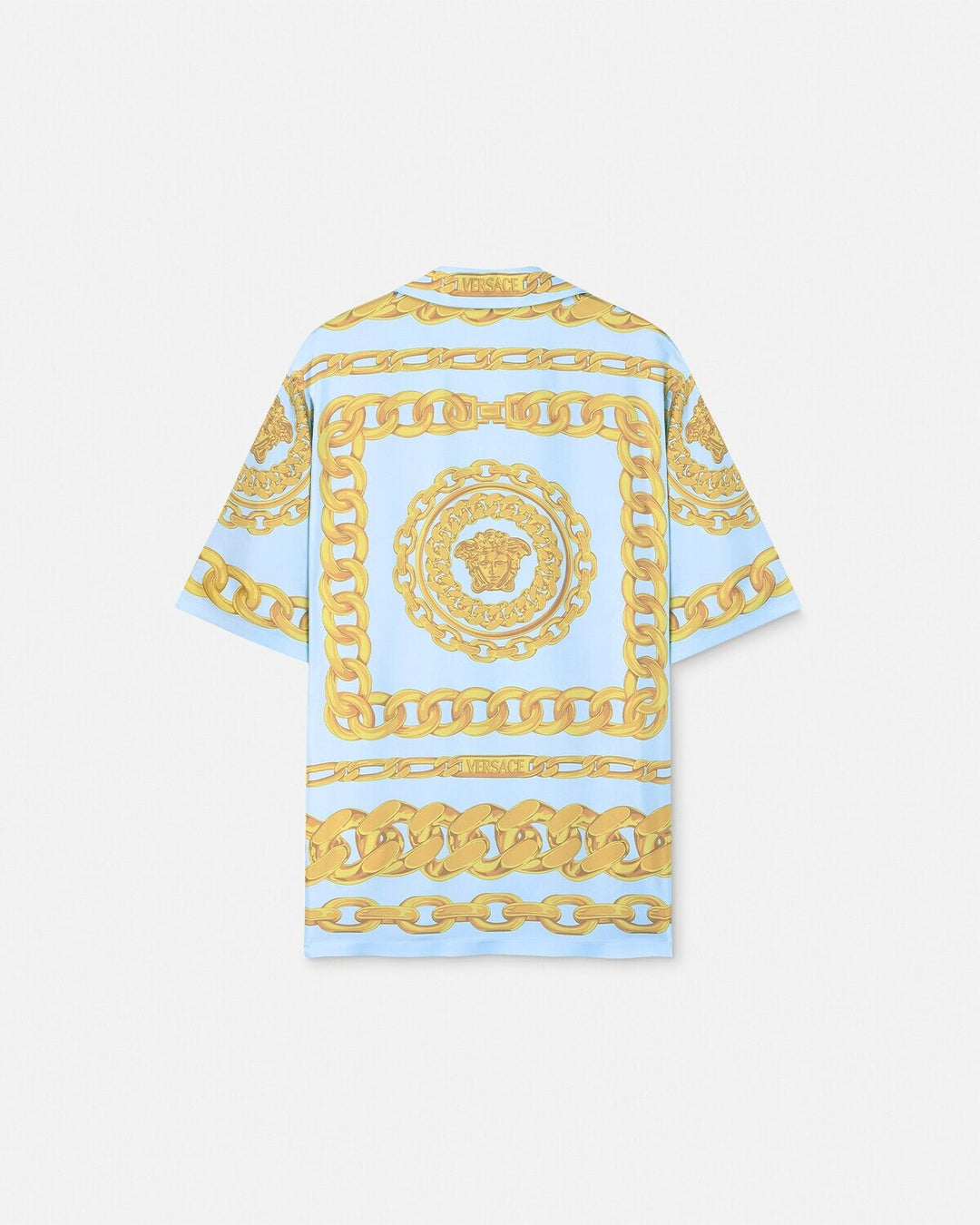 Versace MEDUSA CHAINS SILK SHIRT