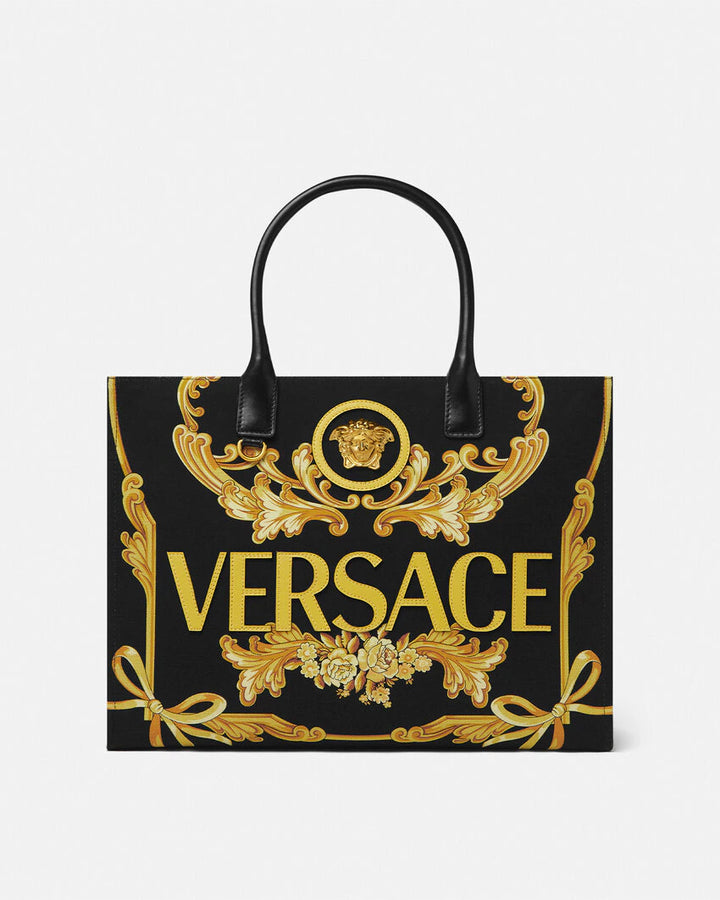 VERSACE CAMEO LA MEDUSA LARGE TOTE BAG