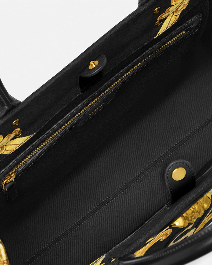 VERSACE CAMEO LA MEDUSA LARGE TOTE BAG