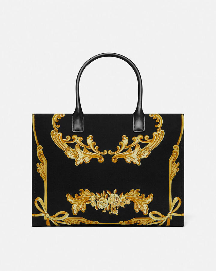 VERSACE CAMEO LA MEDUSA LARGE TOTE BAG