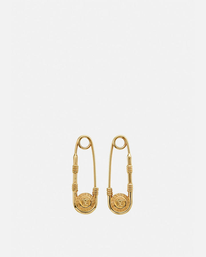 VERSACE SAFETY PIN EARRINGS