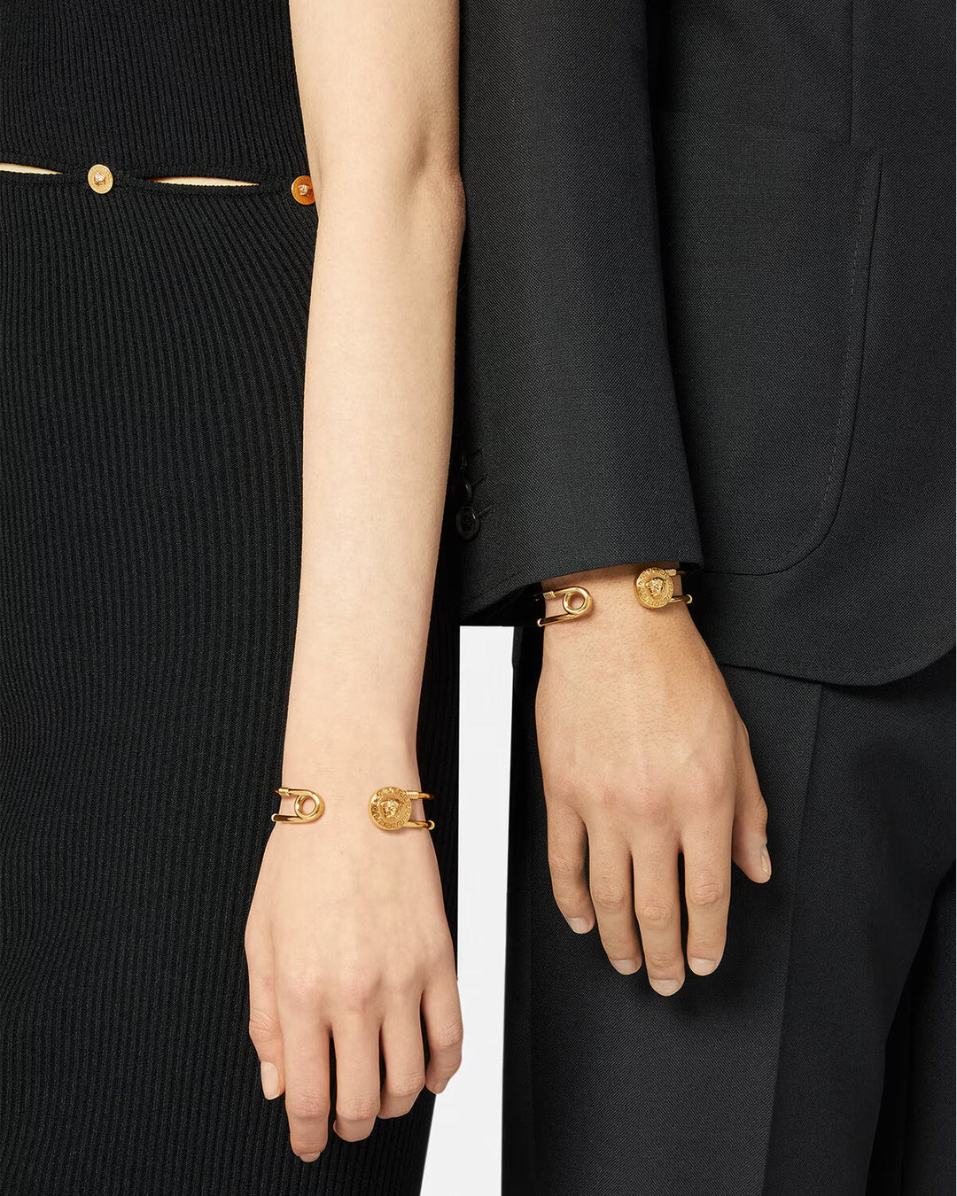 VERSACE Safety Pin Bracelet