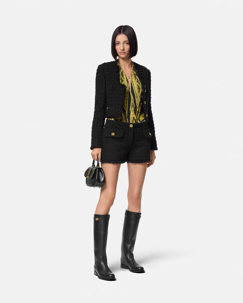 Versace LA COUPE DES DIEUX DRAPED BODYSUIT