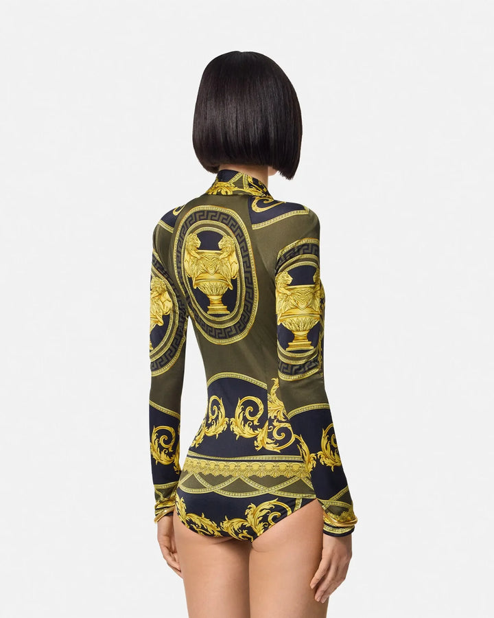 Versace LA COUPE DES DIEUX DRAPED BODYSUIT