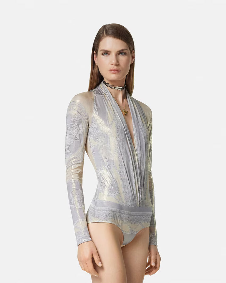 Versace LA COUPE DES DIEUX DRAPED BODYSUIT