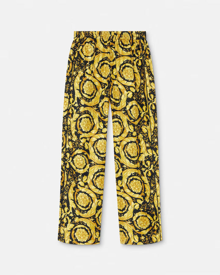 VERSACE Barocco Print Silk Pyjama Bottoms