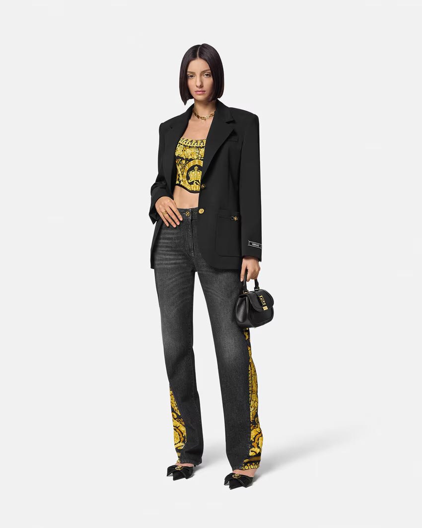 Versace LA COUPE DES DIEUX CORSET TOP