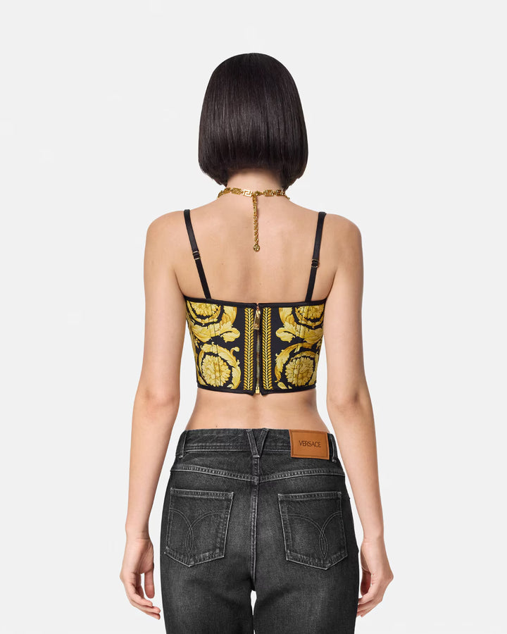 Versace LA COUPE DES DIEUX CORSET TOP