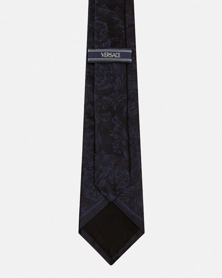 VERSACE BAROCCO JACQUARD SILK TIE