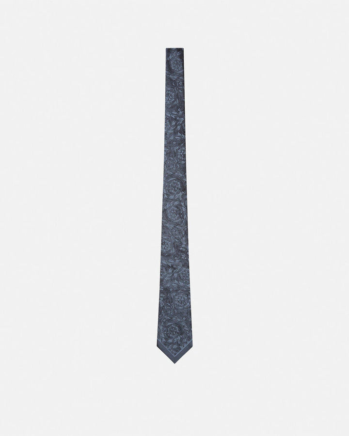 VERSACE BAROCCO JACQUARD SILK TIE