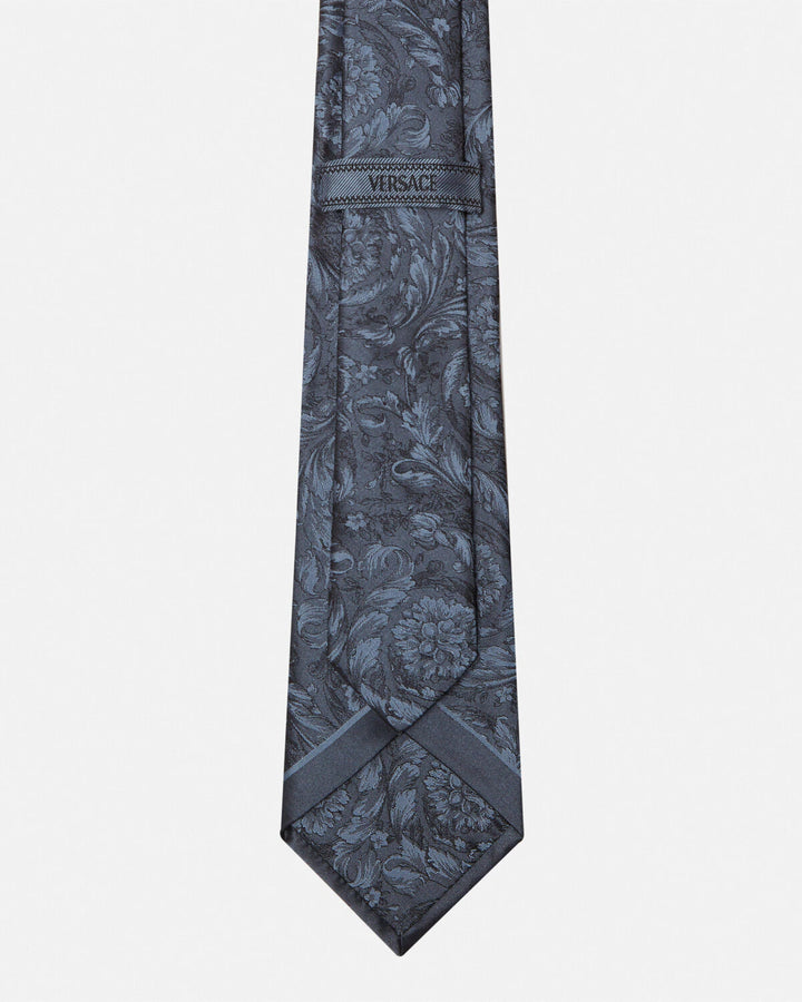 VERSACE BAROCCO JACQUARD SILK TIE