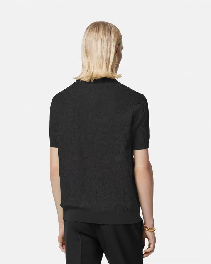 Versace BAROCCO KNIT POLO SHIRT