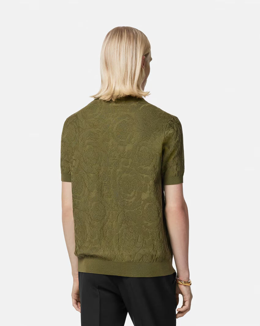 Versace BAROCCO KNIT POLO SHIRT