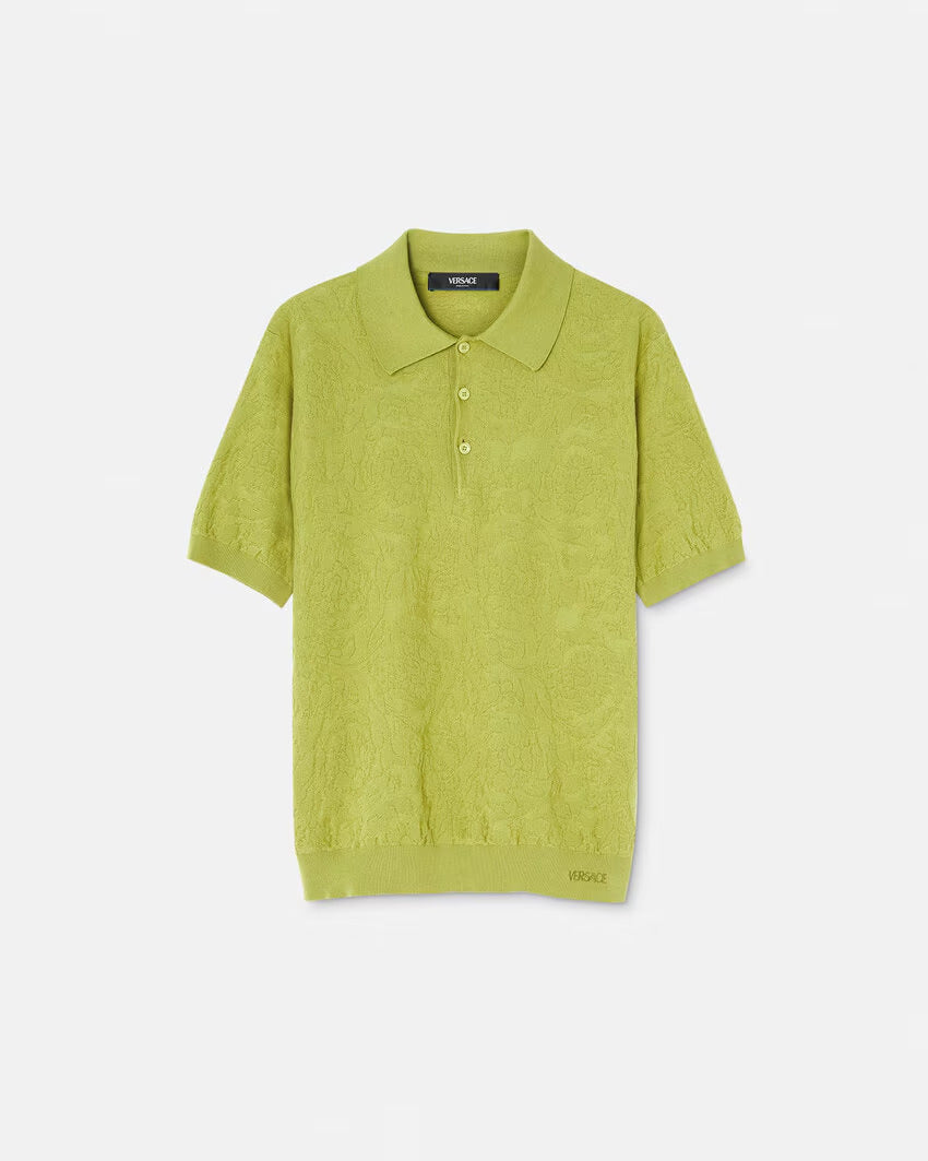Versace BAROCCO KNIT POLO SHIRT